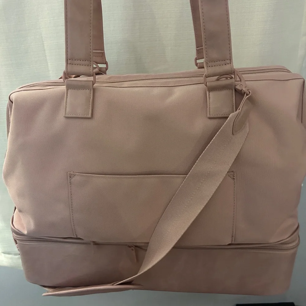 BEIS Blush Pink Convertible Weekender - Picture 4 of 16